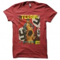 Shirt Terror Hitlers Tweelingen cover vintage rouge pour homme et femme
