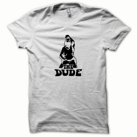 Shirt The Big Lebowski version the Dude noir/blanc pour homme et femme