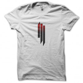 Shirt dj Skrillex logo griffe Techno Dubtep blanc pour homme et femme