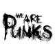Shirt Anthony Rother We are punks Techno minimale blanc pour homme et femme