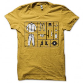 Shirt orange mécanique kit stanley kubrick jaune pour homme et femme