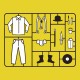 Shirt orange mécanique kit stanley kubrick jaune pour homme et femme