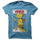 Shirt Dexter parodie Homer Simpson turquoise pour homme et femme