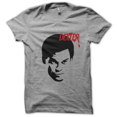 Shirt Dexter silhouette noire sur gris pour homme et femme