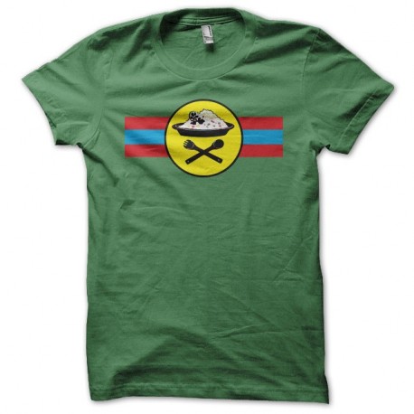 Shirt Drapeau Taboulistan Mickael Youn José Garcia vert pour homme et femme