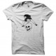 Shirt miss kittin kris menace techno blanc pour homme et femme