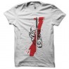 Shirt Katana Hattori Hanzo Diable et sang blanc pour homme et femme