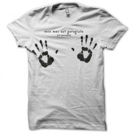 Shirt mon mec est garagiste blanc pour homme et femme