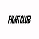 Shirt Fight Club noir/blanc pour homme et femme
