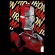 Shirt Ironman version sombre en noir pour homme et femme