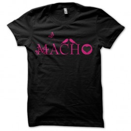 Shirt Macho pour les machistes noir pour homme et femme