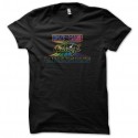 Shirt Pac Man & Galaga Dimensions arc-en-ciel noir pour homme et femme