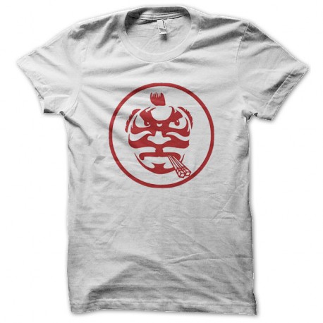 Shirt Samourai et baguettes blanc pour homme et femme