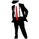 Shirt Mafieux blanc pour homme et femme