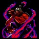 Shirt du personnage Akuma du jeu street fighter en noir pour homme et femme