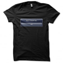 Shirt iphone touches pas noir pour homme et femme