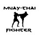 Shirt Muay thai fighter blanc pour homme et femme
