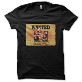 Shirt wanted One piece équipe noir pour homme et femme