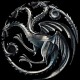 Shirt Maison Targaryen dragons de khaleesi Trone de fer noir pour homme et femme