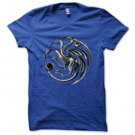 Shirt Maison Targaryen dragons de khaleesi Trone de fer bleu pour homme et femme