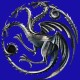 Shirt Maison Targaryen dragons de khaleesi Trone de fer bleu pour homme et femme