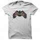 Shirt parodie logo avengers blanc pour homme et femme