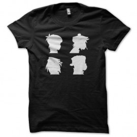 Shirt Gorillaz silhouettes album Daemon Days noir pour homme et femme