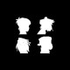 Shirt Gorillaz silhouettes album Daemon Days noir pour homme et femme