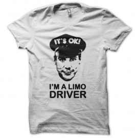 Shirt Chauffeur de limousine Dumb & Dumber blanc pour homme et femme