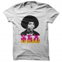 Shirt Prince coupe afro jeune Sexe Symbole blanc pour homme et femme