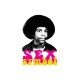 Shirt Prince coupe afro jeune Sexe Symbole blanc pour homme et femme