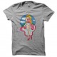 Shirt Princess Peach parodie Marilyn Monroe gris pour homme et femme