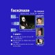 Shirt face2naze concours parodie facebook bleu pour homme et femme