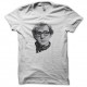 Shirt Woody Allen portrait dessin blanc pour homme et femme