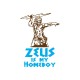 Shirt Zeus est ma bonne à tout faire blanc pour homme et femme