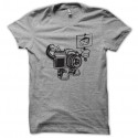 Shirt Photographe humoristique dites cheese gris chiné pour homme et femme