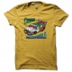 Shirt voiture geek mobile jaune pour homme et femme