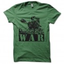 Shirt guerre tranchée bazooka Panzerfaust vert pour homme et femme
