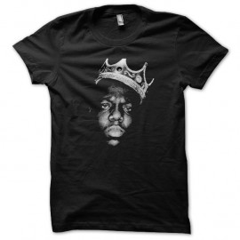Shirt The Notorious Big trame couronne noir pour homme et femme