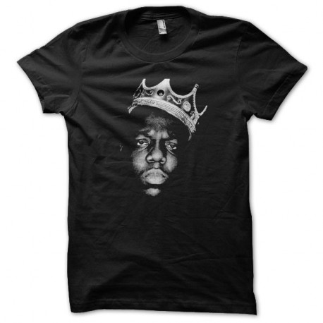 Shirt The Notorious Big trame couronne noir pour homme et femme