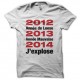 Shirt 2012 Année de loose 2013 Année Mauvaise En 2014 J'explose blanc pour homme et femme