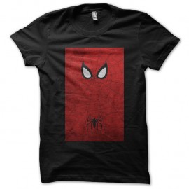 Shirt Spiderman les yeux du web noir pour homme et femme