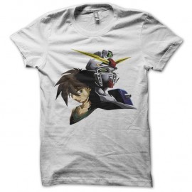 Shirt Gundam les ailes blanc pour homme et femme