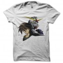 Shirt Gundam les ailes blanc pour homme et femme