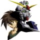 Shirt Gundam les ailes blanc pour homme et femme