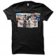 Shirt One piece cartes postales noir pour homme et femme
