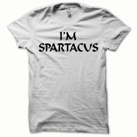 Shirt Spartacus noir/blanc pour homme et femme