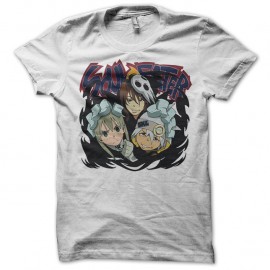 Shirt soul eater l'équipe blanc pour homme et femme