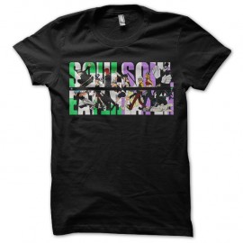 Shirt Soul Eater Special patchwork noir pour homme et femme