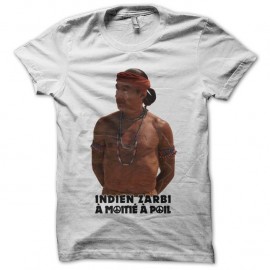 Shirt Indien zarbi à moitié à poil Wayne's World blanc pour homme et femme
